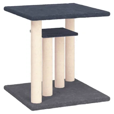 Image de Arbre à chat avec plates-formes Gris foncé 50 cm