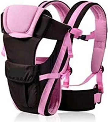 Produktbild von Babytrag Babyträger Tragetasche Bauchtrage Träger 4in1 Kinder 3,5-15 kg Tragegurt Rosa