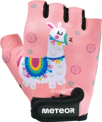 Produktbild von Meteor Kinder Fahrradhandschuhe, Bike Gel BMX Handschuh, Jungen Fahrrad-Handschuhe, Mädchen Radhandschuhe XS Lama