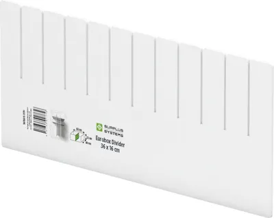 Produktbild von Surplus Systems Abtrenner für Eurobox 36 x 16 cm, weiß