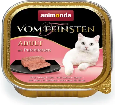 Obrázok produktu pre Animonda Cat Vom Feinsten Classic morčacie srdcia 100g