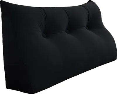 Zdjęcie produktu dla Duża ergonomiczna poduszka na zagłówek aksamitna poduszka klinowa, poduszka do czytania, poduszka klinowa, poduszka na plecy, poduszka wypoczynkowa, poduszka dekoracyjna