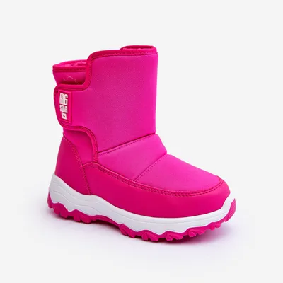 Produktbild von Kinder Gefütterte Schnürstiefel Rosa Big Star MM374121  34