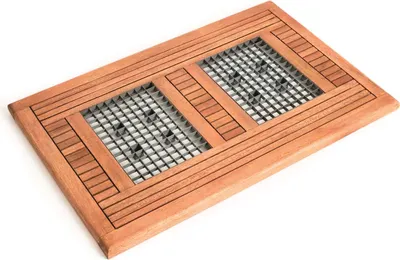 Produktbild von Merxx Fußrost Eukalyptus natur 88 cm x 57 cm x 2,5 cm
