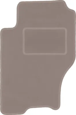 Produktbild von Fahrerfußmatte Velours beige passend für Kia Sorento I (2003-2009, SUV) – mit Befestigungen – passgenau