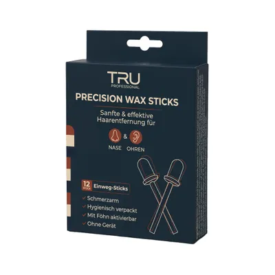 Produktbild von Tru Nasen Ohren Haarentfernung Wax 12 Einweg-Sticks
