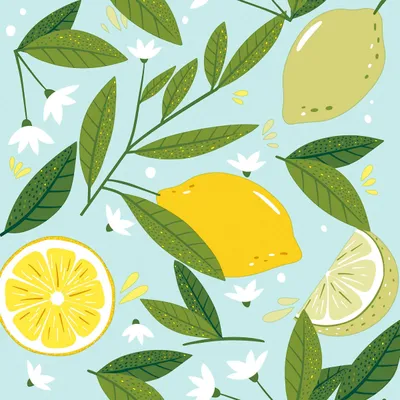 Produktbild von Servietten 33x33 cm - Lemon tree