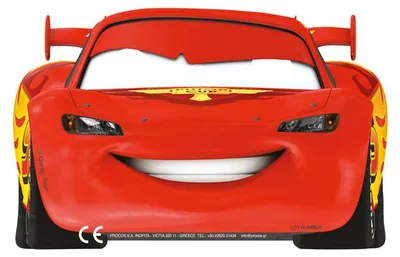 Produktbild von Cars RSN 6 Masken "Lightning McQueen"
