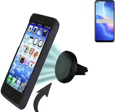 Produktbild von K-S-Trade Kompatibel mit Blackview A90 Auto Handy Halterung KFZ Halter Lüftungsgitterhalterung Air Vent mount Smartphone Halter