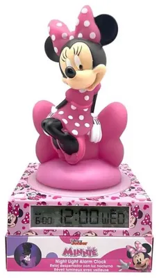 Image de Veilleuse 3D Minnie avec réveil KIDS EUROSWAN 86536