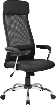Produktbild von Dmora Bürostuhl mit Rollen, Canberra Schwarz, Verstellbar, Gepolstert, Drehstuhl, 5 Rollen
