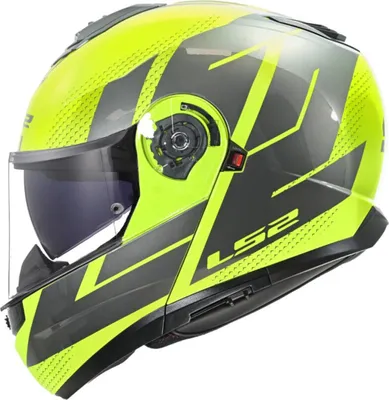 Obrázek produktu pro LS2 FF908 Strobe II Code výklopná přilba, šedá/neonově žlutá, XS (53/54)