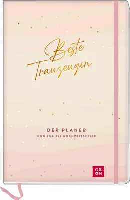 Produktbild von Hochzeitsplaner für Trauzeuginnen Workbook mit Checklisten und Experten-Tipps 14,5 x 21,5 cm