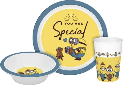 Produktbild von Minions - Gentleman Kindergeschirr - 3-teilig
