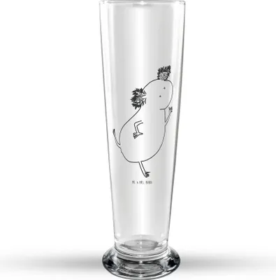 Produktbild von Mr. & Mrs. Panda Bierglas Axolotl Tanzen - Transparent - Geschenk, Glasbecher, Schwanzlurch, Beste Freundin, Freudig, Trinkglas, Glasbierglas, gut Gelaunt, Bier Glas