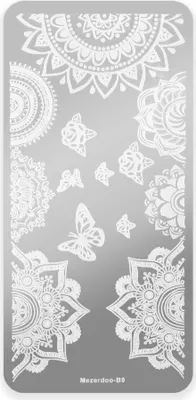 Produktbild von Mezerdoo B9 Musterstempelplatte