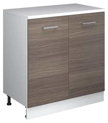 Image de Meuble sous pente Vicco R-Line Gris noble 80cm sans pente avec 2 portes, Model 61819