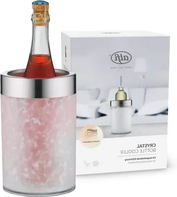 Zdjęcie produktu dla Plastikowy chłodziarka do butelek 1 l z aktywnym chłodzeniem, bez BPA