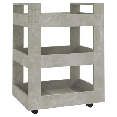 Obrázek produktu pro vidaXL Kuchyňský vozík Concrete Grey 60x45x80 cm Dřevěný materiál