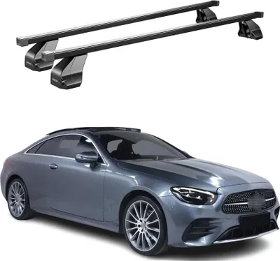 Produktbild von Menabo Dachträger für Mercedes E Klasse C238 Coupe 2017-2025 75kg Stahl Schwarz
