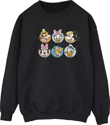Produktbild von Disney - "Mickey Mouse and Friends" Sweatshirt für Damen BI29062 (XL) (Schwarz)