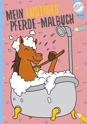 Produktbild von Mein lustiges Pferde - Malbuch