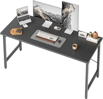Image de Petit bureau 120x48 cm design industriel bois châssis métal