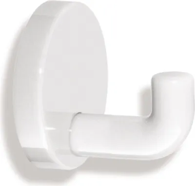 Produktbild von Einzelhaken 477.90.010 einfach A.45mm PA reinweiß 99 D.50mm HEWI