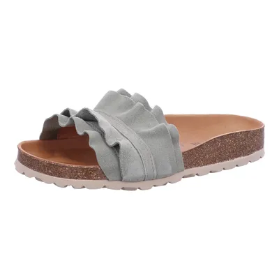 Produktbild von Verbenas, Pantolette, Leder, Grün, Zehentrenner, Damen, Rocio, Neu, Weite Normal, anatomisch geformtes Weichfußbett