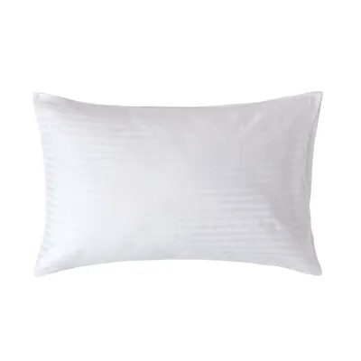 Produktbild von HOMESCAPES Kopfkissenbezug Fadendichte 330 Weiss, 48 x 74 cm