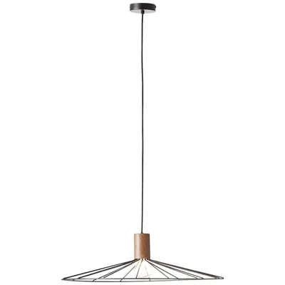Productafbeelding van Manama hanglamp, 1 lichtpunt, hout, donker/zwart, mat