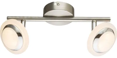 Produktbild von LED Deckenleuchte, Metall, nickel-matt, Chrom, Spots