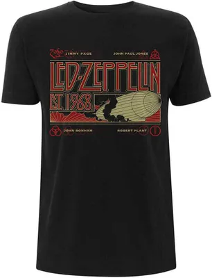 Obrázek produktu pro Led Zeppelin Zeppelin & Smoke Black M Tričko