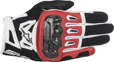 Produktbild von Alpinestars SMX-2 Air Carbon V2 Sporthandschuh schwarz / rot / weiß 3XL