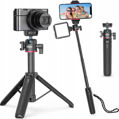 Productafbeelding van Statief/monopod voor telefoon, camera, met 3D-kop en 1/4'' schroefdraad + ISO/Ulanzi/MT-73