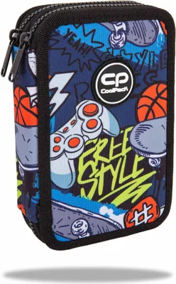 Zdjęcie produktu dla PATIO Piórnik Coolpack Jumper 2 Hobby - 2 komory, kompletnie wyposażony