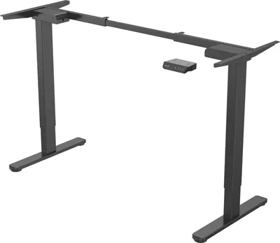 Produktbild von SVITA DOBON Schreibtisch-Gestell elektrisch für Tischplatte höhenverstellbare Tischbeine Memory-Funktion Doppel-Motor Metall Schwarz