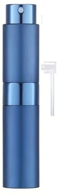 Produktbild von GKA Parfümzerstäuber 10 ml blau Aluminium drehbar Taschenzerstäuber Parfüm Spray Flasche für unterwegs Tasche Reise mit Einfüller