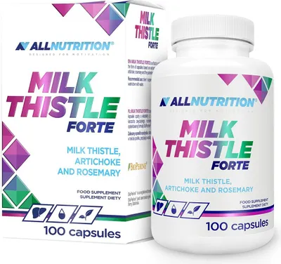 Produktbild von Allnutrition Mariendistel Forte 100 Kapseln