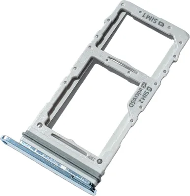 Produktbild von Dual SIM Kartenhalter und SD Fach für Samsung Galaxy S20, Galaxy S20 5G, Original Ersatzteil, Wolkenblau