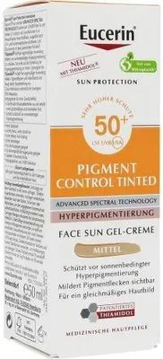 Produktbild von EUCERIN Sun Fluid Pigment Control mittel LSF 50+ 50ml PZN 17553565