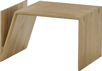 Image de Beistelltisch >MOJAVE< in Eiche, Massivholz - 60x35x40cm (BxHxT)