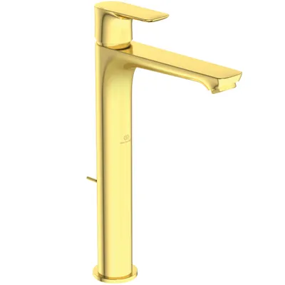 Produktbild von Ideal Standard Waschtischarmatur Connect Air verlängerter Sockel, Ausladung 150mm A7025A2 Brushed Gold