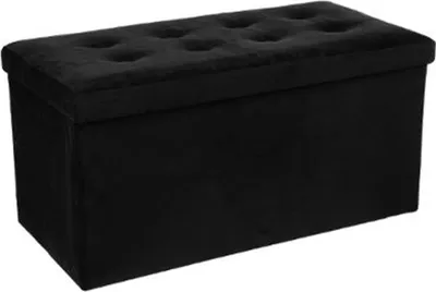Obrázek produktu pro Eazy Living Pouf + úložný box Large Mathieu Black