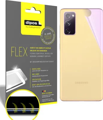 Produktbild von 2x Schutzfolie für Samsung Galaxy S20 FE Rückseite inkl. Rundung 3D Full Cover