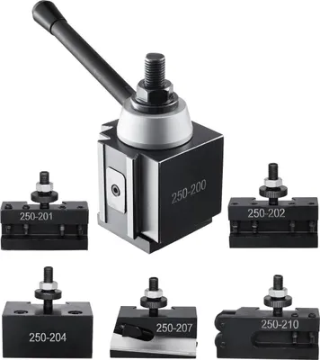 Immagine prodotto di Set di portautensili a cambio rapido 6 pezzi Portautensili per tornio mini da 10"-15"