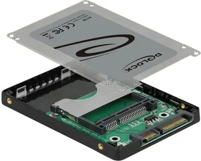 Obrázok produktu pre DeLOCK 91750, CFast, Šedá, SATA, 70 mm, 100 mm, 8 mm