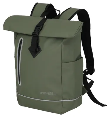 Produktbild von Travelite Rollup Fahrrad Rucksack Kurierrucksack Daypack wasserfest Plane olive