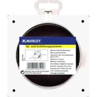 Produktbild von Marley Lüftung - Maueranschlussstutzen Ø 100 mm mit Rückstauklappe