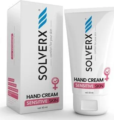Produktbild von SOLVERX Empfindliche Haut Handcreme 50ml